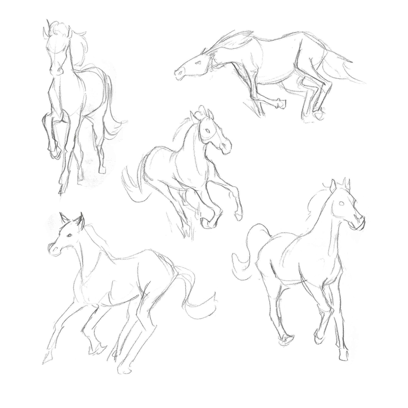 Cinema4d Ged Horse Animation Poses